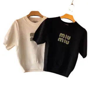Miu Miu Logo-Jacquard Cashmere Jumper