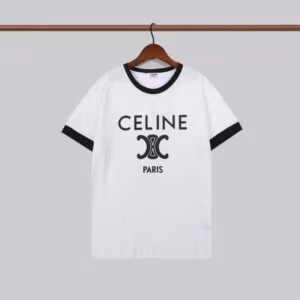 Celine Paris Cotton Jersey T-Shirt