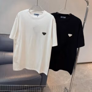 DOLCE & GABBANA Triangle-Logo Terry T-shirt