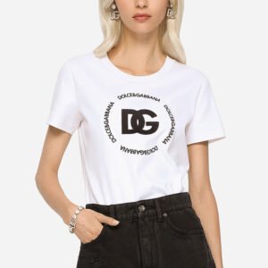 Dolce & Gabbana Women's Interlock Cotton T-Shirt