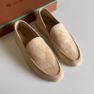 LORO PIANA Suede Leather Shoes