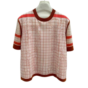 HERMES Short Sleeve Pullover Sweater