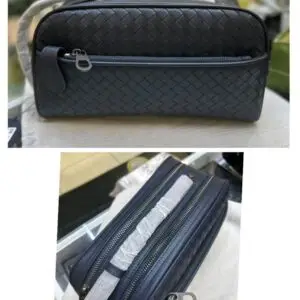 Bottega Veneta Intrecciato Leather Clutch