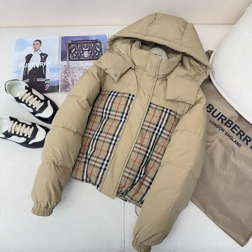 BURBERRY TB Monogram Jacquard Puffer Jacket BURBERRY TB Monogram Jacquard Puffer Jacket