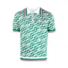 Casablanca Flying Flag Print Polo Shirt