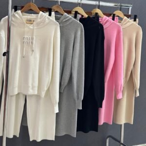 CHANEL Hooded Knitwear Sweater
