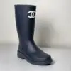 CHANEL Logo Rain Boots