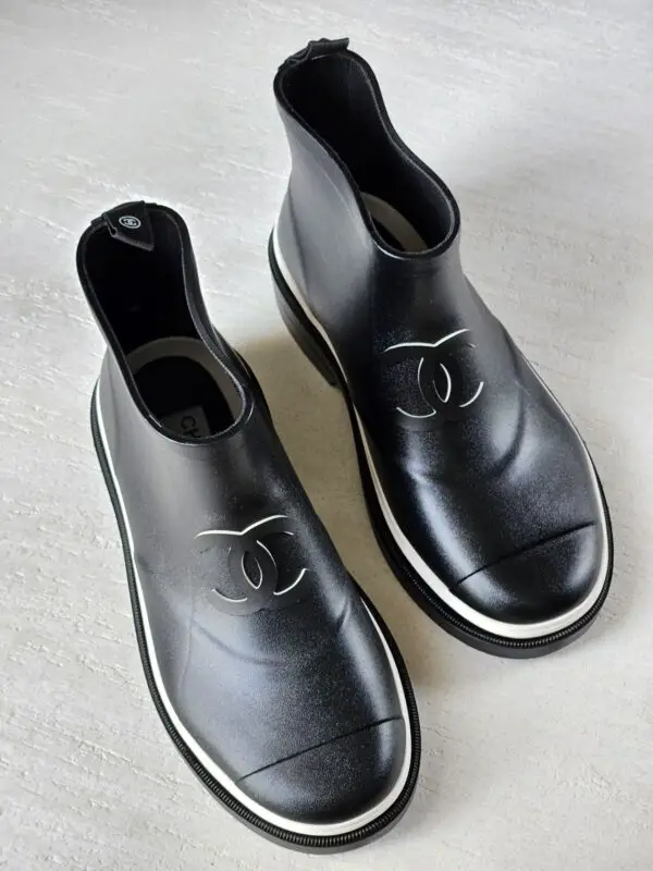 CHANEL Luxury Rain Boots | High-Gloss Waterproof Boots | Signature CC Logo