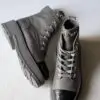 CHANEL CC Logo Ankle Boots