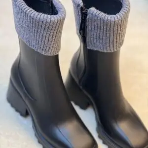 CHLOE Betty Canvas Cuff Rain Boots
