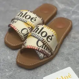 CHLOE Leather Flat Slipper