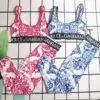 D&G Inspired High-Waisted Yoga Set