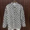 DIOR Men Regular Spread Collar Casual Shirt