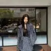 DIOR Ganni Tweed Curve Sleeve Jacket