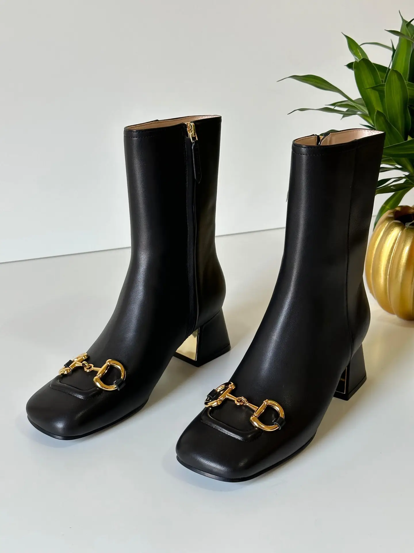 Gucci Princetown Leather Ankle Boots Gucci Princetown Leather Ankle Boots