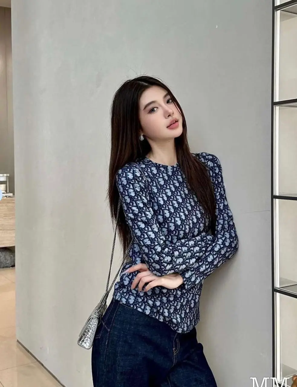 DIOR Signature Print Formal T-Shirt DIOR Signature Print Formal T-Shirt