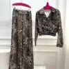 DIOR Leopard Print Suit