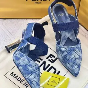 FENDI Toe Slingback Pump