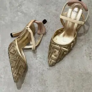 Fendi Golden Premium Pencil Heel