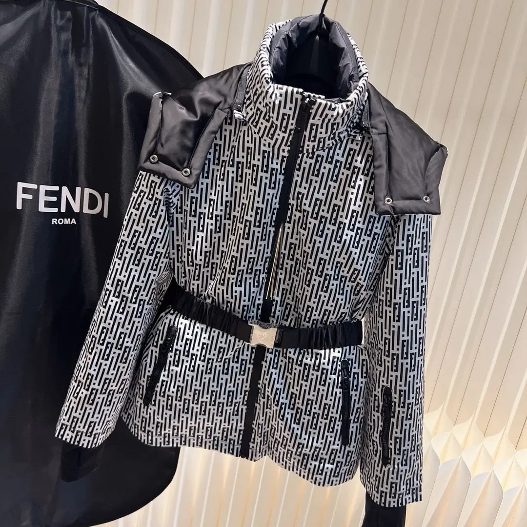 FENDI Wool-Rich Down Coat FENDI Wool-Rich Down Coat