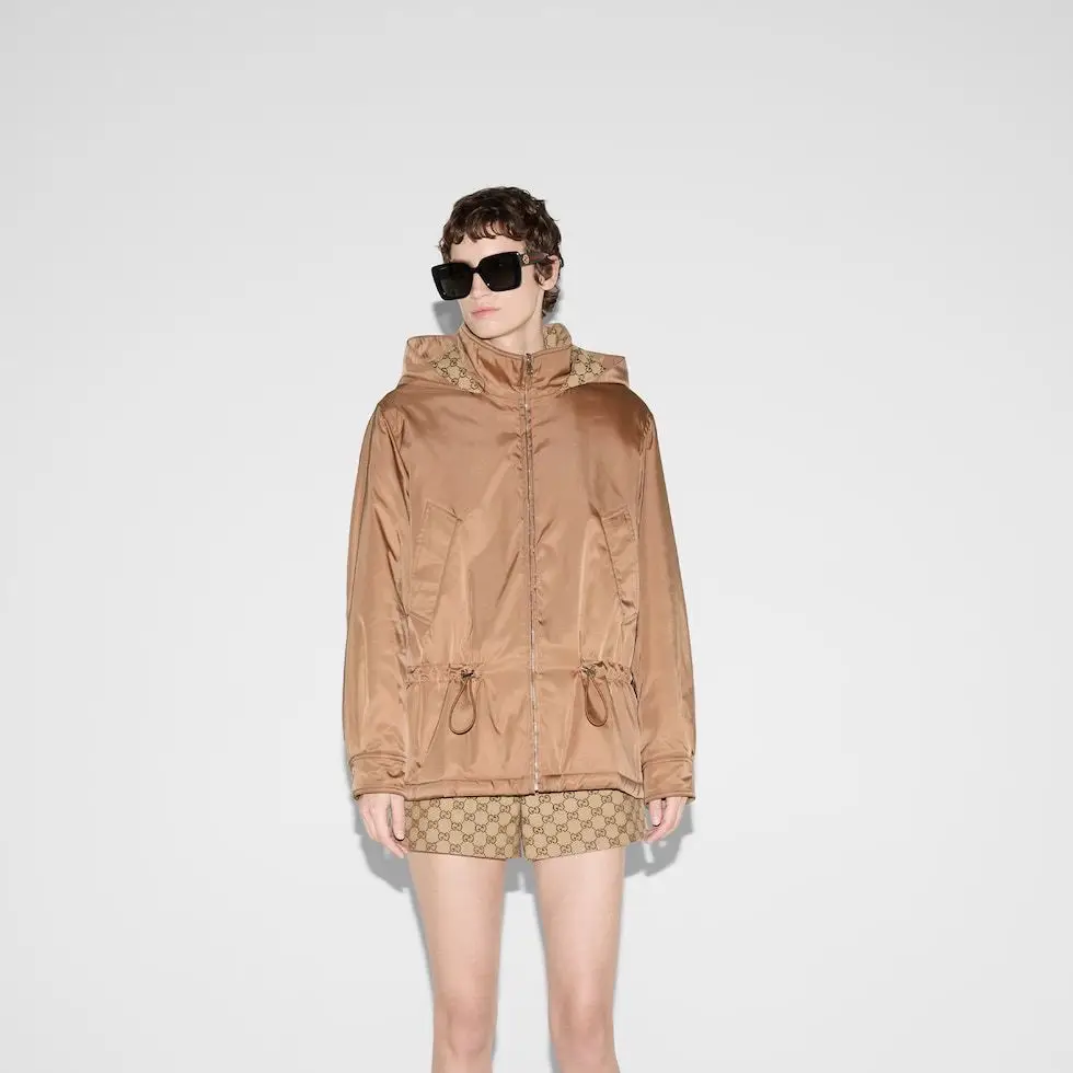 Gucci Gabardine Nylon Bomber Jacket Gucci Gabardine Nylon Bomber Jacket