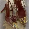 Valentino Garavani Rockstud Patent Leather Heels