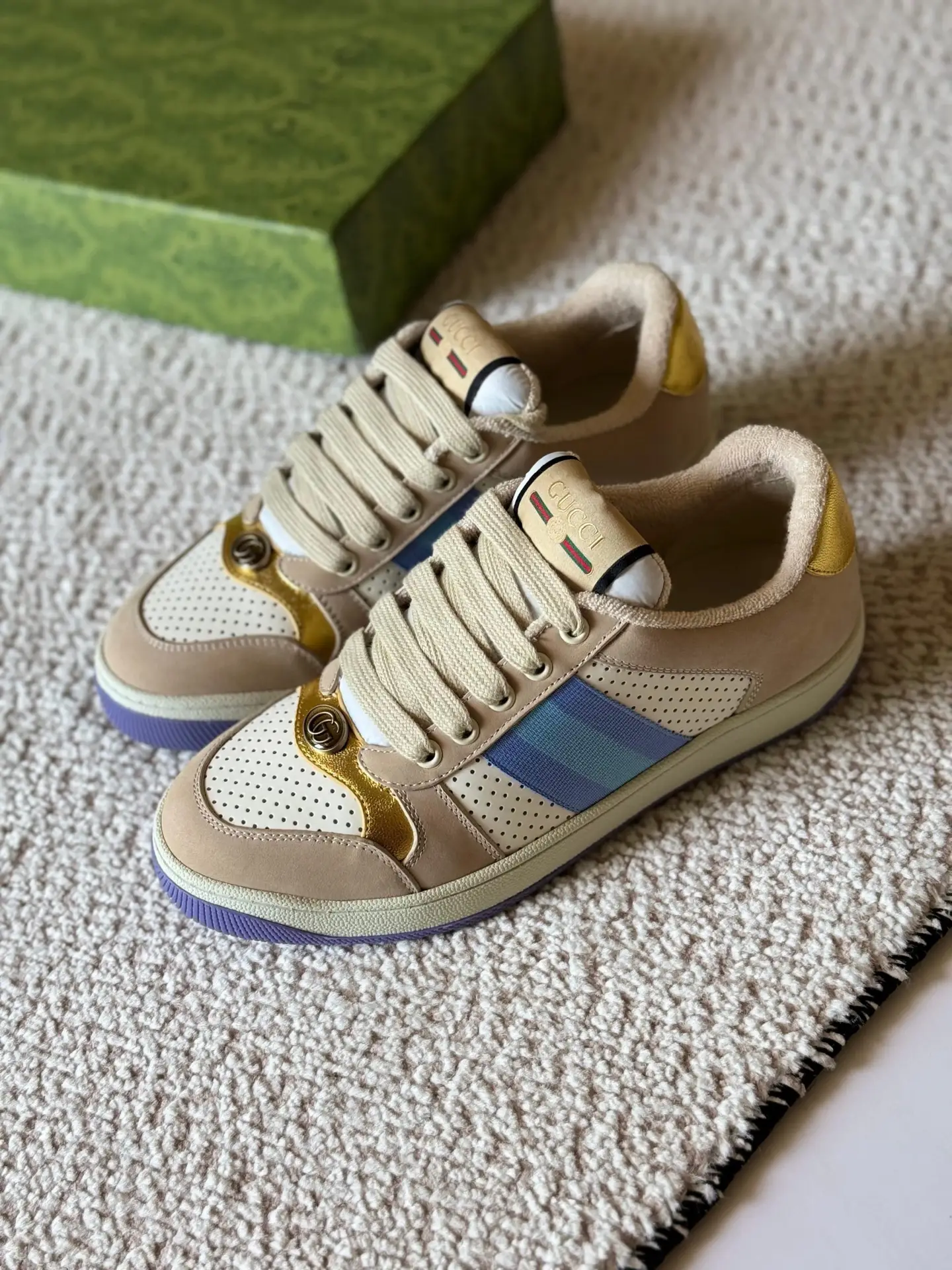 Gucci Screener Sneakers in GG Supreme Gucci Screener Sneakers in GG Supreme