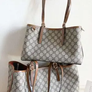 GUCCI GG Emblem Tote Bag