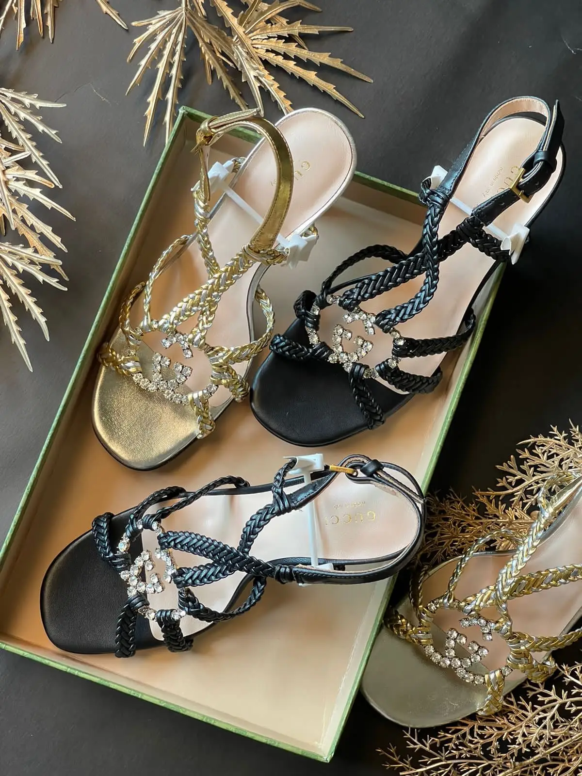 GUCCI Jeweled Crystal Heels GUCCI Jeweled Crystal Heels