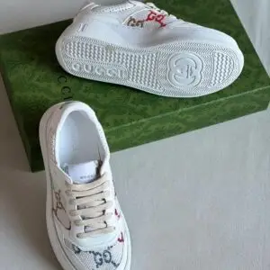 GUCCI Rhyton Vintage Leather Sneaker
