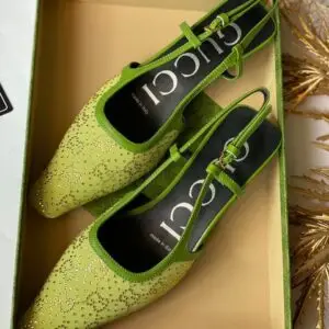 GUCCI Crystal Embellished Slingback Pump
