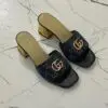 Gucci GG Web Slippers