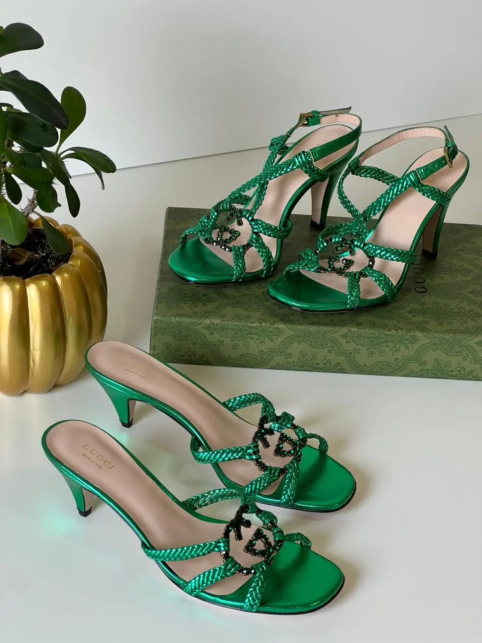 GUCCI Jordaan Leather Pump GUCCI Jordaan Leather Pump