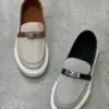 HERMES Lock Trainers slipper