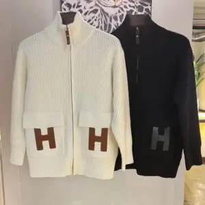 Hermes Zip Cardigan