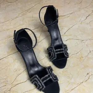 HERMES Ella Reversible Leather Sandals