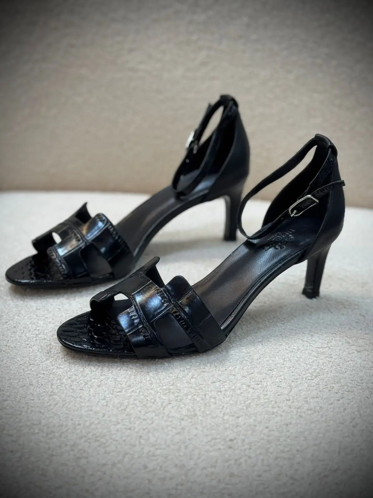 HERMES Leather Heels HERMES Leather Heels