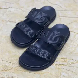 HERMES Leather Chain Sandal