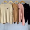 HERMES-Inspired Round Neck Polo Sweater