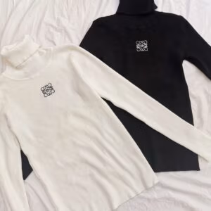 L OE WE Ecru Crew Neck Sweater