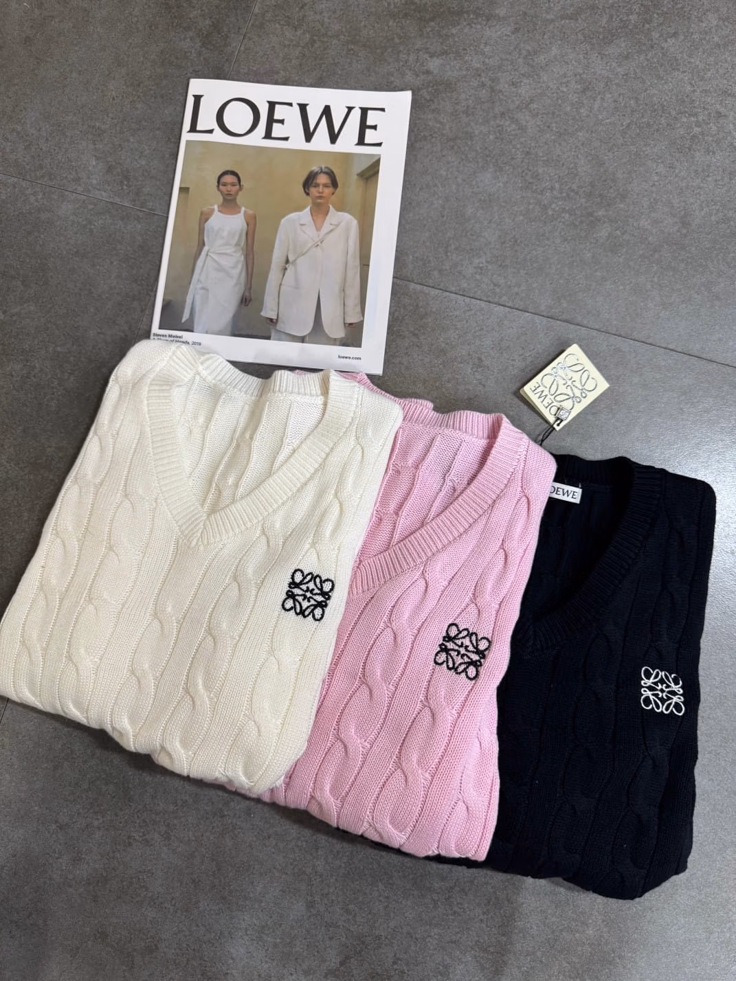 LOEWE Anagram Embroidered Sweater LOEWE Anagram Embroidered Sweater