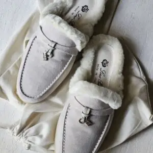 LORO PIANA Charms Walk Suede Babouche Loafer