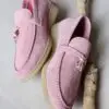 LORO PIANA Suede Loafers