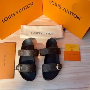 LOUIS VUITTON Bom Dia Flat Comfort Mule