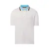Lv Monogram Pointelle Short-Sleeved Cotton Polo