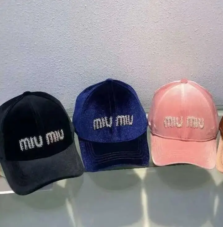 MIU MIU Denim Logo Baseball Cap MIU MIU Denim Logo Baseball Cap