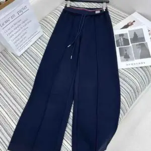 MIU MIU Solid Wide Leg Pants
