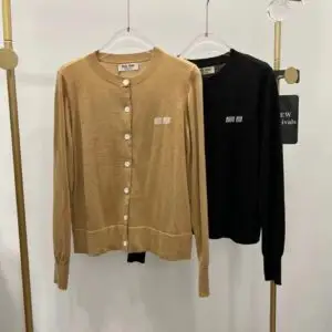 MIU MIU Spring Cashmere Wool Cardigan