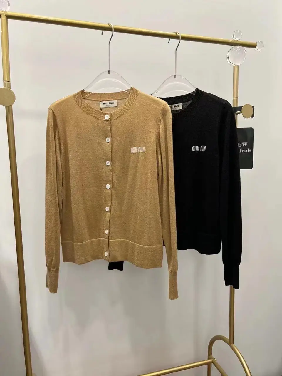 MIU MIU Spring Cashmere Wool Cardigan MIU MIU Spring Cashmere Wool Cardigan