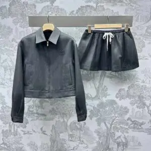 MIU MIU AW Two-Piece Skirt & Top Set